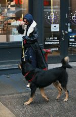 EMILY RATAJKOWSKI Out with Her Dog in New York 03/03/2020