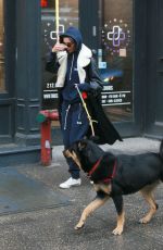 EMILY RATAJKOWSKI Out with Her Dog in New York 03/03/2020