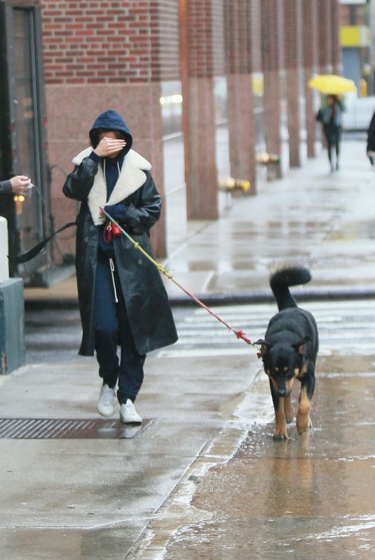 EMILY RATAJKOWSKI Out with Her Dog in New York 03/03/2020