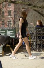 EMILY RATAJKOWSKI Out with Her Dog in New York 03/09/2020