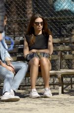 EMILY RATAJKOWSKI Out with Her Dog in New York 03/09/2020