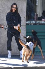 EMILY RATAJKOWSKI Out with Her Dog in New York 03/13/2020