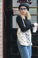 EMMA ROBERTS and Garret Hedlund Out for Lunch in Los Feliz 03/15/2020