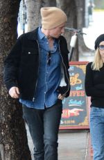 EMMA ROBERTS and Garret Hedlund Out for Lunch in Los Feliz 03/15/2020