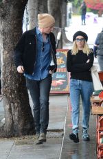 EMMA ROBERTS and Garret Hedlund Out for Lunch in Los Feliz 03/15/2020