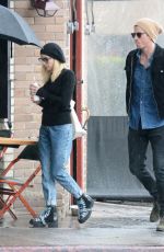 EMMA ROBERTS and Garret Hedlund Out for Lunch in Los Feliz 03/15/2020
