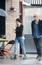 EMMA ROBERTS and Garret Hedlund Out for Lunch in Los Feliz 03/15/2020