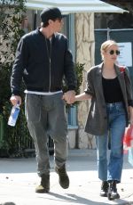 EMMA ROBERTS and Garret Hedlund Out in Los Feliz 03/11/2020