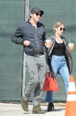 EMMA ROBERTS and Garret Hedlund Out in Los Feliz 03/11/2020