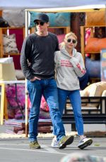 EMMA ROBERTS and Garrett Hedlund at a Flea Market in Los Angeles 03/09/2020