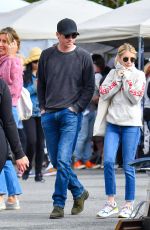 EMMA ROBERTS and Garrett Hedlund at a Flea Market in Los Angeles 03/09/2020