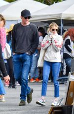 EMMA ROBERTS and Garrett Hedlund at a Flea Market in Los Angeles 03/09/2020