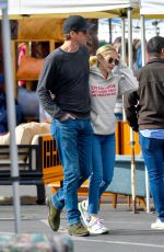 EMMA ROBERTS and Garrett Hedlund at a Flea Market in Los Angeles 03/09/2020