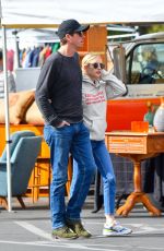 EMMA ROBERTS and Garrett Hedlund at a Flea Market in Los Angeles 03/09/2020