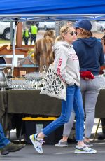 EMMA ROBERTS and Garrett Hedlund at a Flea Market in Los Angeles 03/09/2020