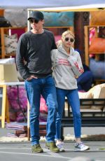 EMMA ROBERTS and Garrett Hedlund at a Flea Market in Los Angeles 03/09/2020