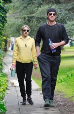 EMMA ROBERTS and Garrett Hedlund Out Hiking in Los Angeles 03/19/2020