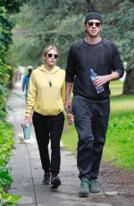 EMMA ROBERTS and Garrett Hedlund Out Hiking in Los Angeles 03/19/2020