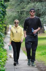 EMMA ROBERTS and Garrett Hedlund Out Hiking in Los Angeles 03/19/2020