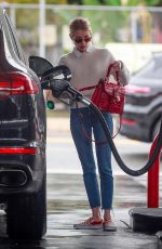EMMA ROBERTS at a Gas Station in Los Angeles 03/13/2020