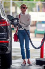 EMMA ROBERTS at a Gas Station in Los Angeles 03/13/2020