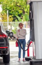 EMMA ROBERTS at a Gas Station in Los Angeles 03/13/2020