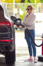 EMMA ROBERTS at a Gas Station in Los Angeles 03/13/2020