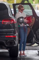EMMA ROBERTS at a Gas Station in Los Angeles 03/13/2020