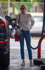 EMMA ROBERTS at a Gas Station in Los Angeles 03/13/2020
