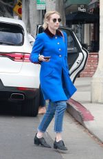 EMMA ROBERTS at Cat Adoption Booth in Los Angeles 03/01/2020