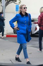 EMMA ROBERTS at Cat Adoption Booth in Los Angeles 03/01/2020