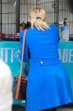 EMMA ROBERTS at Cat Adoption Booth in Los Angeles 03/01/2020