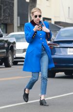 EMMA ROBERTS at Cat Adoption Booth in Los Angeles 03/01/2020