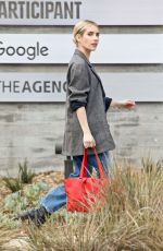 EMMA ROBERTS Heading to a Meeting in Beverly Hills 03/11/2020