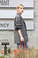 EMMA ROBERTS Heading to a Meeting in Beverly Hills 03/11/2020