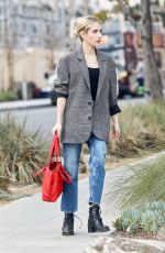 EMMA ROBERTS Heading to a Meeting in Beverly Hills 03/11/2020