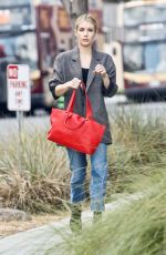 EMMA ROBERTS Heading to a Meeting in Beverly Hills 03/11/2020
