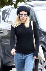 EMMA ROBERTS in DEnim Out Shopping in Los Angeles 03/14/2020