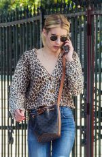 EMMA ROBERTS Out and Abouot in Los Feliz 03/03/2020