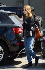 EMMA STONE at a Gym in Los Angeles 03/09/2020