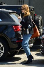 EMMA STONE at a Gym in Los Angeles 03/09/2020