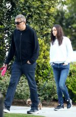 EMMY ROSSUM and Sam Esmail Out and About in Beverly Hills 03/30/2020