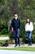 EMMY ROSSUM and Sam Esmail Out and About in Beverly Hills 03/30/2020