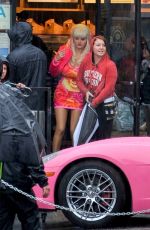 EMMY ROSSUM on the Set of Angelyne in Los Angeles 03/12/2020