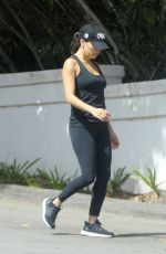 EVA LONGORIA Goes for a Solo Workout in Los Angeles 03/21/2020