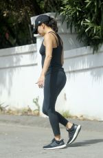 EVA LONGORIA Goes for a Solo Workout in Los Angeles 03/21/2020