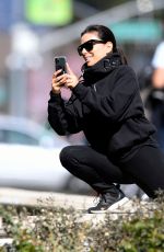 EVA LONGORIA Out at a Park in Beverly Hills 03/17/2020