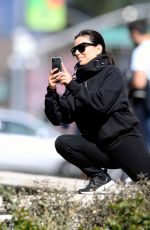 EVA LONGORIA Out at a Park in Beverly Hills 03/17/2020