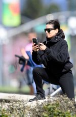 EVA LONGORIA Out at a Park in Beverly Hills 03/17/2020