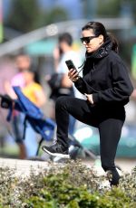 EVA LONGORIA Out at a Park in Beverly Hills 03/17/2020